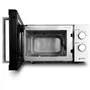 Grunkel Microondas con Grill MWG-20INOX, 700W, Capacidad 20L, Acero Inoxidable